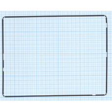 Рамка тачскрина для Apple iPad 2 черная