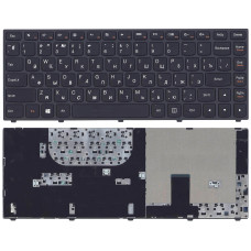 Клавиатура для ноутбука Lenovo IdeaPad Yoga 13 черная c черной рамкой