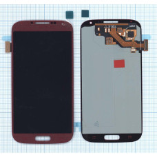 Дисплей для Samsung Galaxy S4 GT-I9500 красный