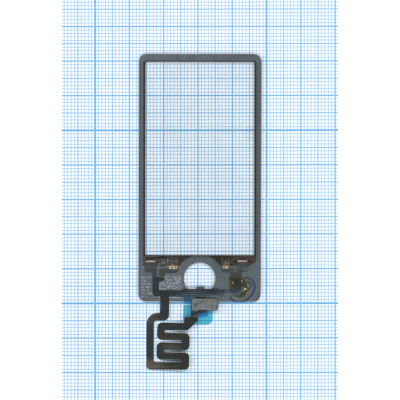 Сенсорное стекло (тачскрин) для Apple iPod nano 7 белое