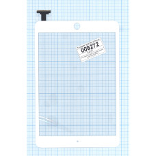 Сенсорное стекло (тачскрин) Ipad mini 2 (retina) (A1432 A1454 A1455) белое OEM