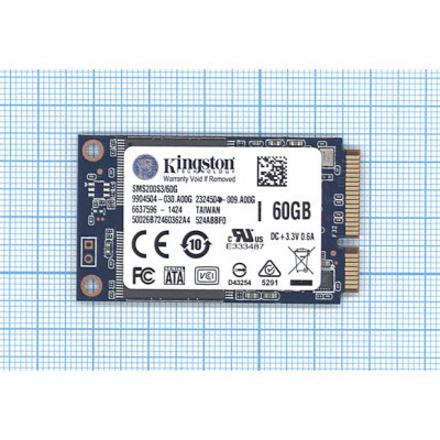SSD mSATA 60 Gb Kingston SMS200S3/60G