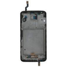 Дисплей для LG G2 D802 черный с рамкой