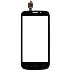 Сенсорное стекло (тачскрин) для Fly IQ4404 Spark черное