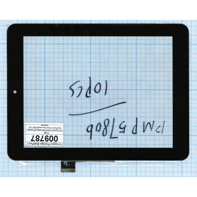 Сенсорное стекло (тачскрин) для Prestigio PMP5780D DUO 8 черное