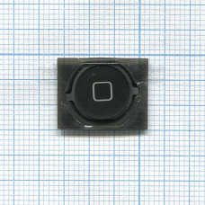Кнопка HOME для Apple iPhone 4S черная