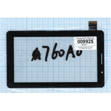 Сенсорное стекло (тачскрин) FPC-0760A0-V01 черное