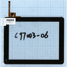 Сенсорное стекло (тачскрин) QSD E-C97003-06 черное