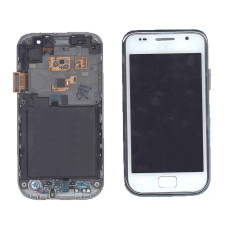 Дисплей для Samsung Galaxy S GT-I9000 белый с рамкой