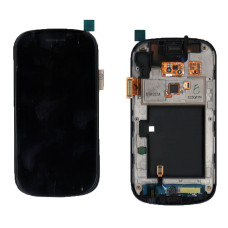 Дисплей для Samsung Nexus S I9020 черный с рамкой