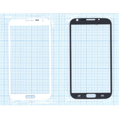Стекло для Samsung Galaxy Note II GT-N7100 белое