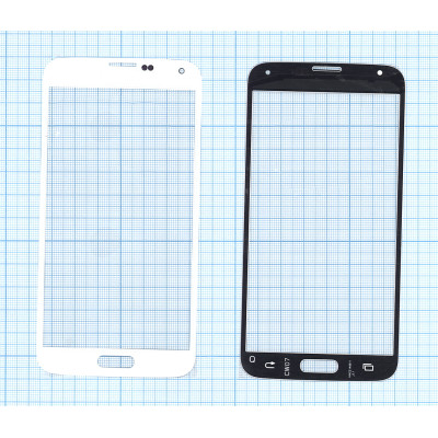 Стекло для Samsung Galaxy S5 белое