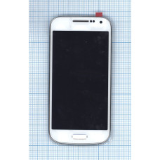 Дисплей для Samsung Galaxy S4 mini GT-I9190 белый с рамкой