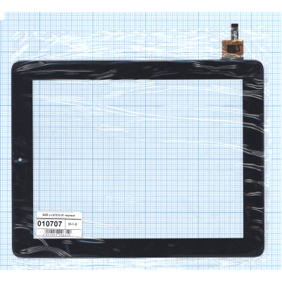 Сенсорное стекло (тачскрин) QSD E-C97015-01 черное
