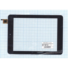 Сенсорное стекло (тачскрин) QSD E-C8015-01 черное