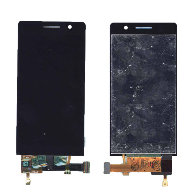 Дисплей для Huawei Ascend P6 черный