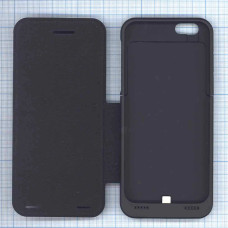 Аккумулятор/чехол для Apple iPhone 6 3500 mAh черный leather cover