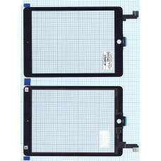 Сенсорное стекло (тачскрин) для iPad Air 2 (A1566, A1567) черное OEM