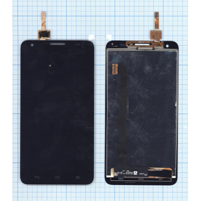 Дисплей для Huawei Honor 3X (G750) черный