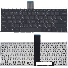Клавиатура для ноутбука Asus F200CA F200LA F200MA X200 черная, без рамки, плоский Enter