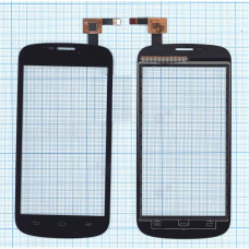 Сенсорное стекло (тачскрин) для ZTE V829 черное