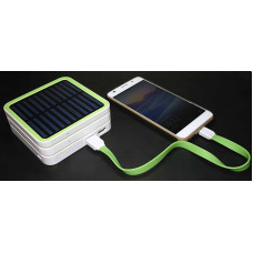 Универсальный внешний стек-аккумулятор G-POWER STX6000II на 12000mAh с солнечной панелью