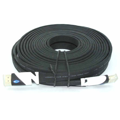 Кабель Vention HDMI (H330) 10m черный плоский