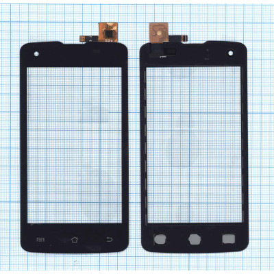 Сенсорное стекло (тачскрин) для DNS S4006 черное