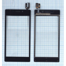 Сенсорное стекло (тачскрин) для Sony Xperia M2 / M2 Dual (D2305) черное