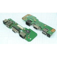 Плата питания для ноутбука HY-DE033 Dell Inspiron 1545 с USB VGA и LAN разъемами
