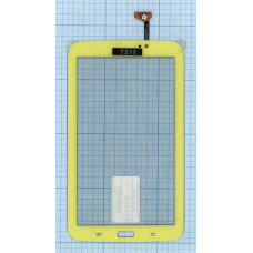 Сенсорное стекло (тачскрин) для Samsung Galaxy Tab 3 7.0 SM-T210 желтое