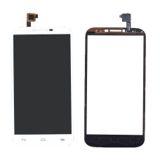 Сенсорное стекло (тачскрин) для Alcatel One Touch Pop C9 7047D белое