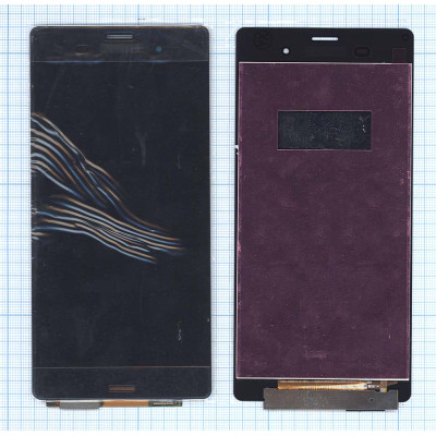 Дисплей для Sony Xperia Z3 (D6603) черный