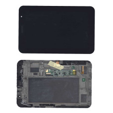 Модуль (матрица + тачскрин) для Samsung Galaxy Tab 7.0 Plus P6200 черный с рамкой