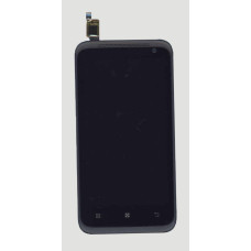 Дисплей для Lenovo S720 черный с рамкой