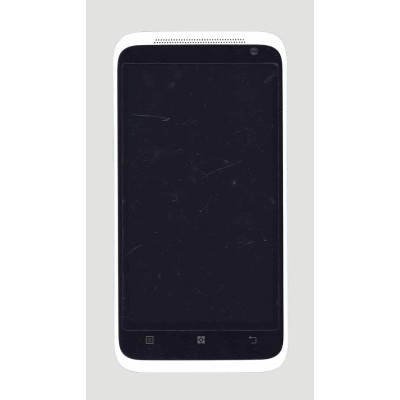 Дисплей для Lenovo S720 черный с белой рамкой