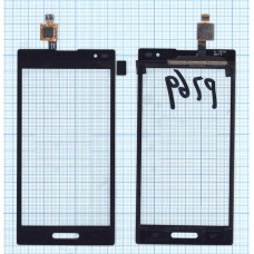 Сенсорное стекло (тачскрин) для LG Optimus L9 (P769) черное