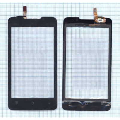 Сенсорное стекло (тачскрин) для Huawei Ascend G301 черное