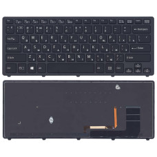 Клавиатура для ноутбука Sony SVF14N Flip черная с подсветкой