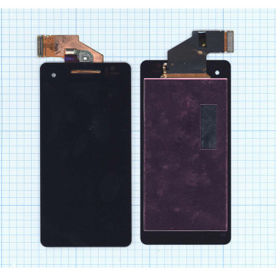 Дисплей для Sony Xperia V LT25i черный