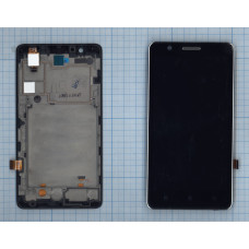 Дисплей для Lenovo A536 черный с рамкой