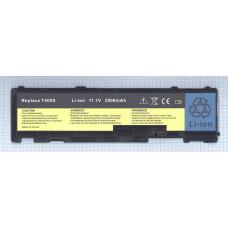 Аккумуляторная батарея для ноутбука Lenovo ThinkPad T410s (42T4833) 11.1V 3800mAh OEM черная