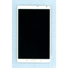 Модуль (матрица + тачскрин) для Samsung Galaxy Tab S 8.4 SM-T700 белый с рамкой