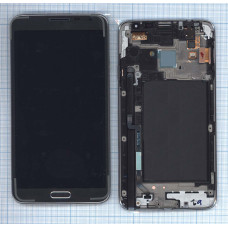 Дисплей для Samsung Galaxy Note 3 Neo SM-N7505 черный с рамкой