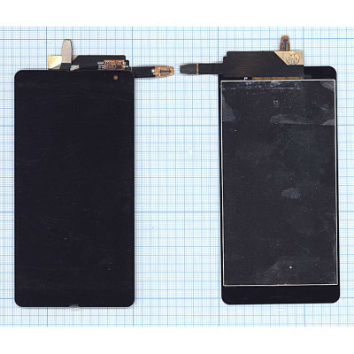 Дисплей для Microsoft Lumia 535 черный