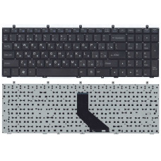 Клавиатура для ноутбука DNS 0170720 Clevo W350 w370 черная (плоский ENTER)
