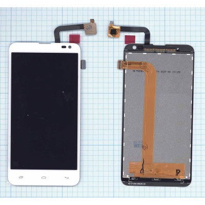 Дисплей для Fly IQ4514 EVO Tech 4 белый