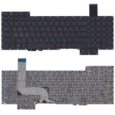 Клавиатура для ноутбука Asus G751 черная с подсветкой