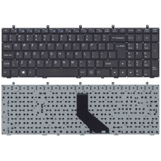 Клавиатура для ноутбука DNS 0170720 Clevo W350 w370 черная (большой ENTER)