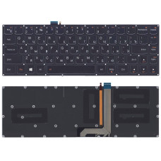 Клавиатура для ноутбука Lenovo Yoga 3 pro 1370 черная с подсветкой